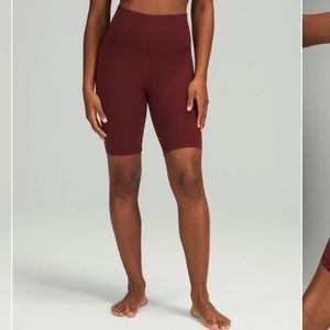 Lululemon Align Short 8" Red Merlot